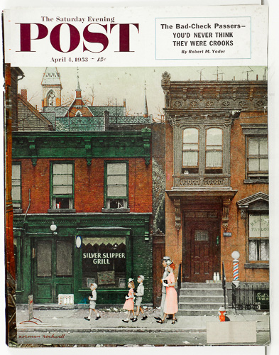 Original Antique Norman Rockwell Saturday Evening Post Cover for Sale