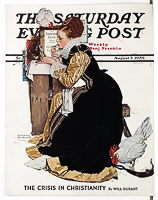 Norman Rockwell Magazine Covers, Posters, and Ads