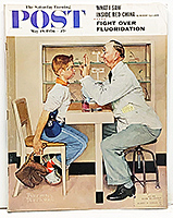 Norman Rockwell Magazine Covers, Posters, and Ads