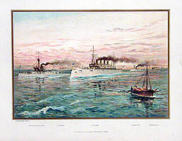 1899 U.S. Navy Color Lithographs